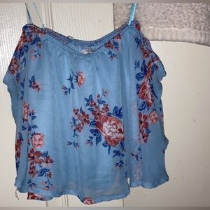 Floral crop top